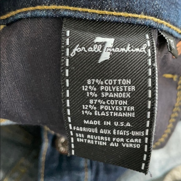 7 FOR ALL MANKIND Jean short size 27 - Picture 3 of 4